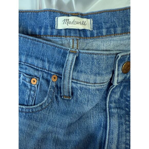 Madewell High Rise Denim Shorts, Light Distressing, Size 30 - Picture 6 of 6